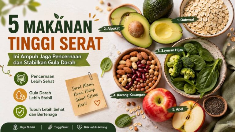 5 Makanan Tinggi Serat Ini Ampuh Jaga Pencernaan dan Stabilkan Gula Darah