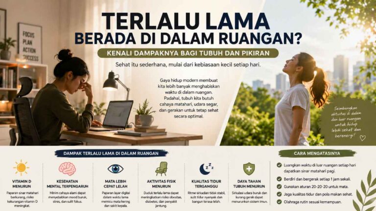 Apa yang Terjadi Jika Tubuh Terlalu Lama Berada di Dalam Ruangan?