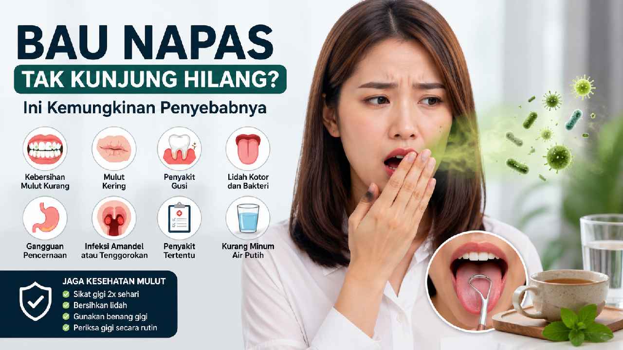 Bau Napas Tak Kunjung Hilang? Ini Kemungkinan Penyebabnya