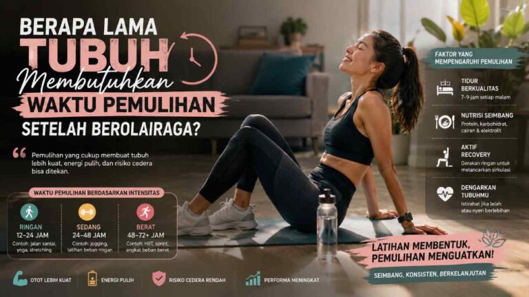 Berapa Lama Tubuh Membutuhkan Waktu Pemulihan Setelah Berolahraga?