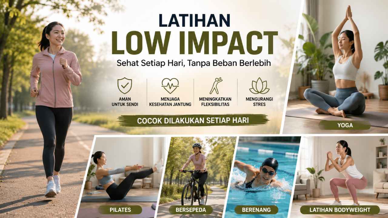 Latihan Low Impact yang Cocok Dilakukan Setiap Hari untuk Menjaga Kebugaran