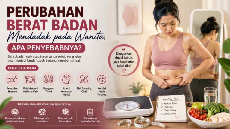 Perubahan Berat Badan Mendadak pada Wanita, Apa Penyebabnya?