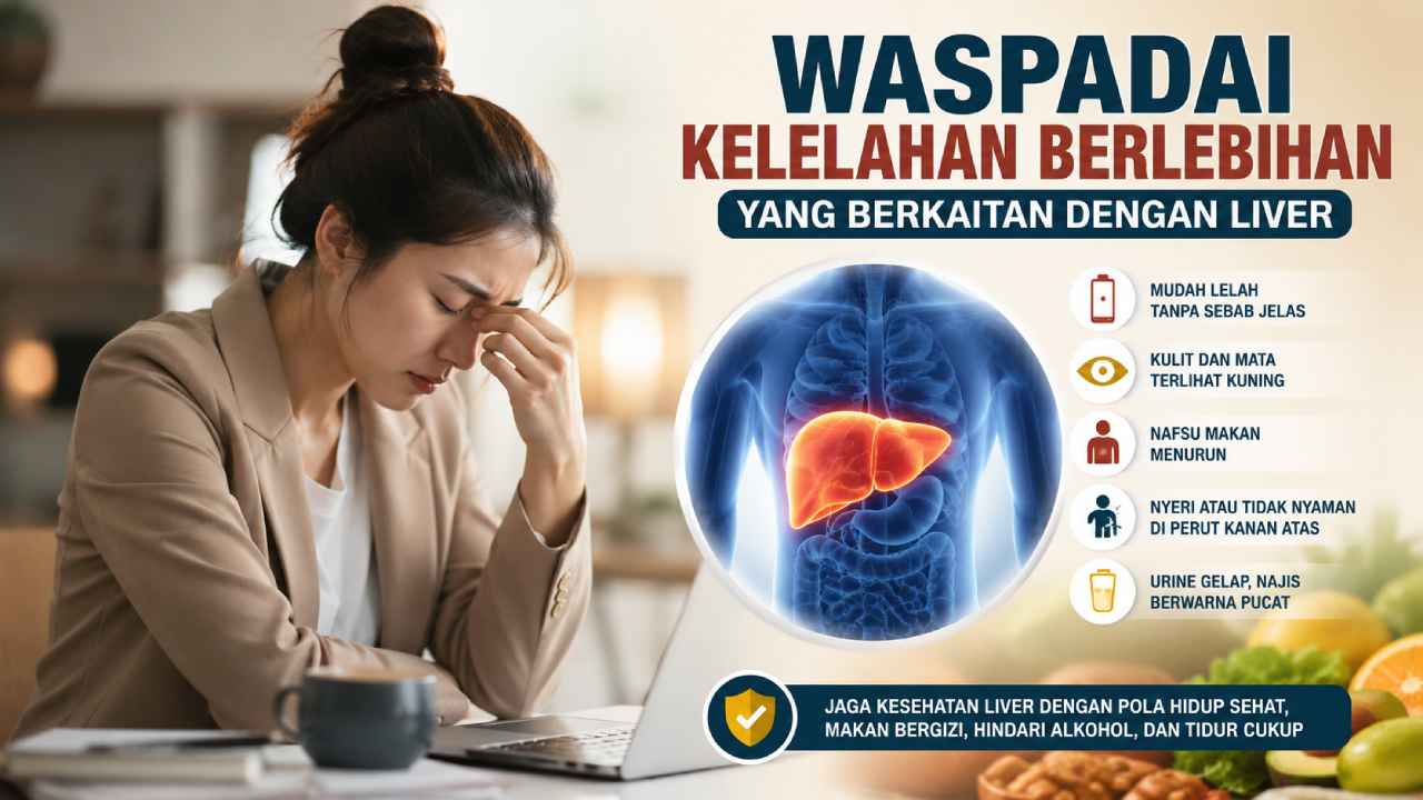 Waspadai Kelelahan Berlebihan yang Berkaitan dengan Liver