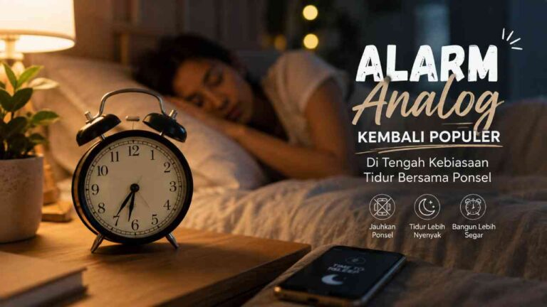 Alarm Analog Kembali Populer di Tengah Kebiasaan Tidur Bersama Ponsel