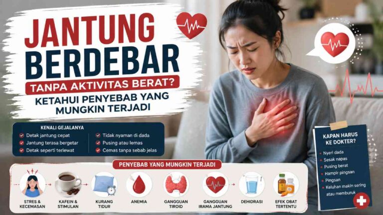 Jantung Berdebar Tanpa Aktivitas Berat? Ketahui Penyebab yang Mungkin Terjadi