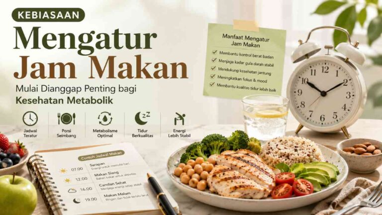 Kebiasaan Mengatur Jam Makan Mulai Dianggap Penting bagi Kesehatan Metabolik