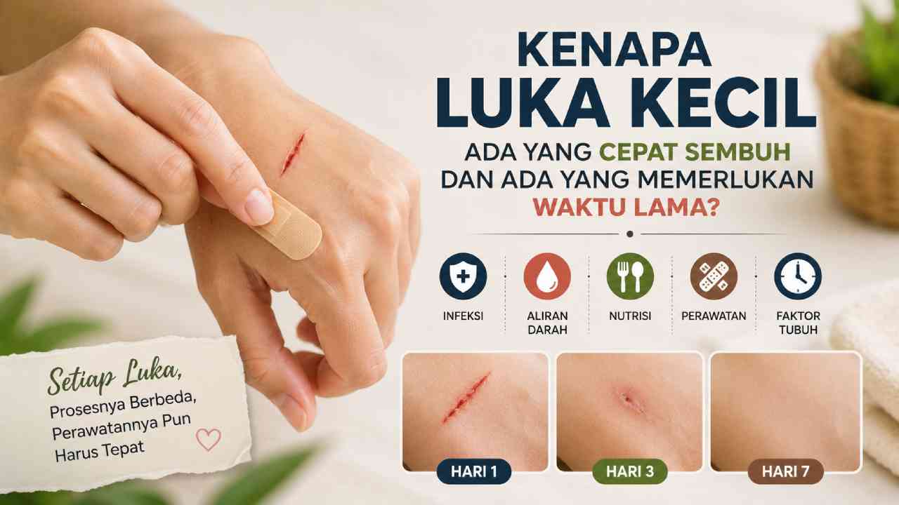 Kenapa Luka Kecil Ada yang Cepat Sembuh dan Ada yang Memerlukan Waktu Lama?