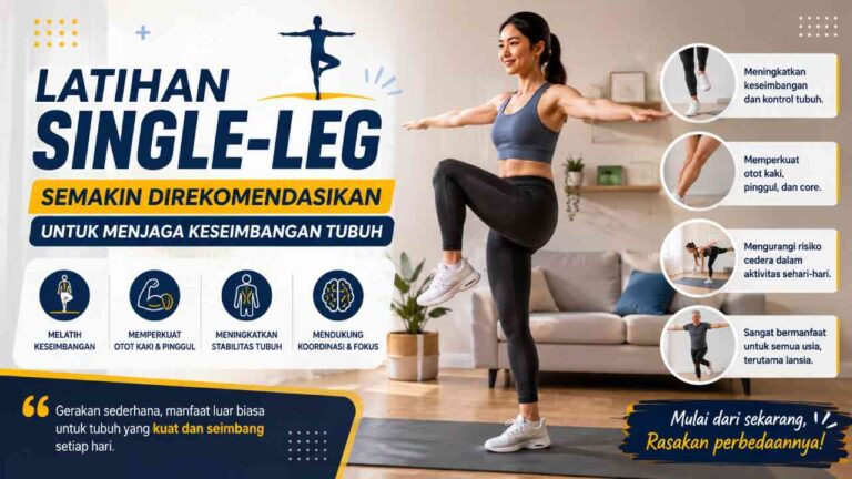 Latihan Single-Leg Semakin Direkomendasikan untuk Menjaga Keseimbangan Tubuh