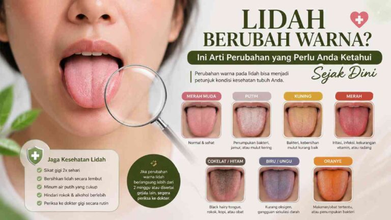 Lidah Berubah Warna? Ini Arti Perubahan yang Perlu Anda Ketahui Sejak Dini