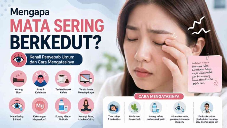 Mengapa Mata Sering Berkedut? Kenali Penyebab Umum dan Cara Mengatasinya