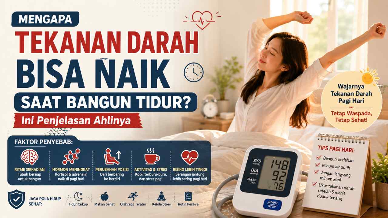 Mengapa Tekanan Darah Bisa Naik Saat Bangun Tidur? Ini Penjelasan Ahlinya