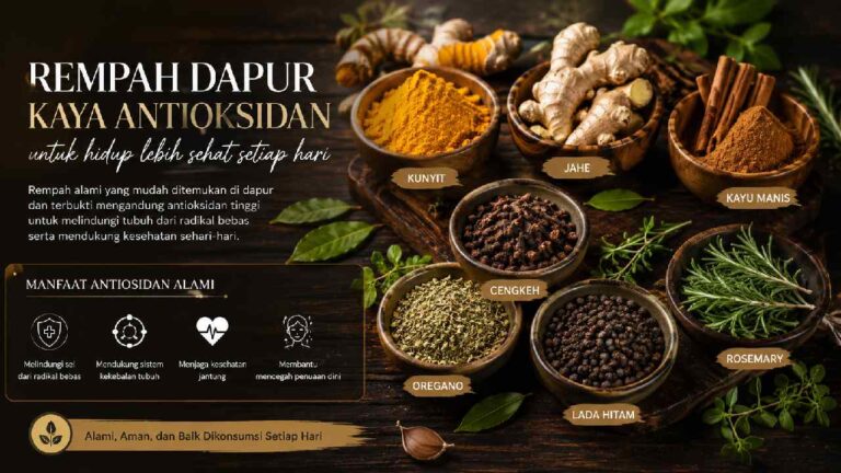 Rempah Dapur yang Mengandung Antioksidan Tinggi dan Baik Dikonsumsi Setiap Hari