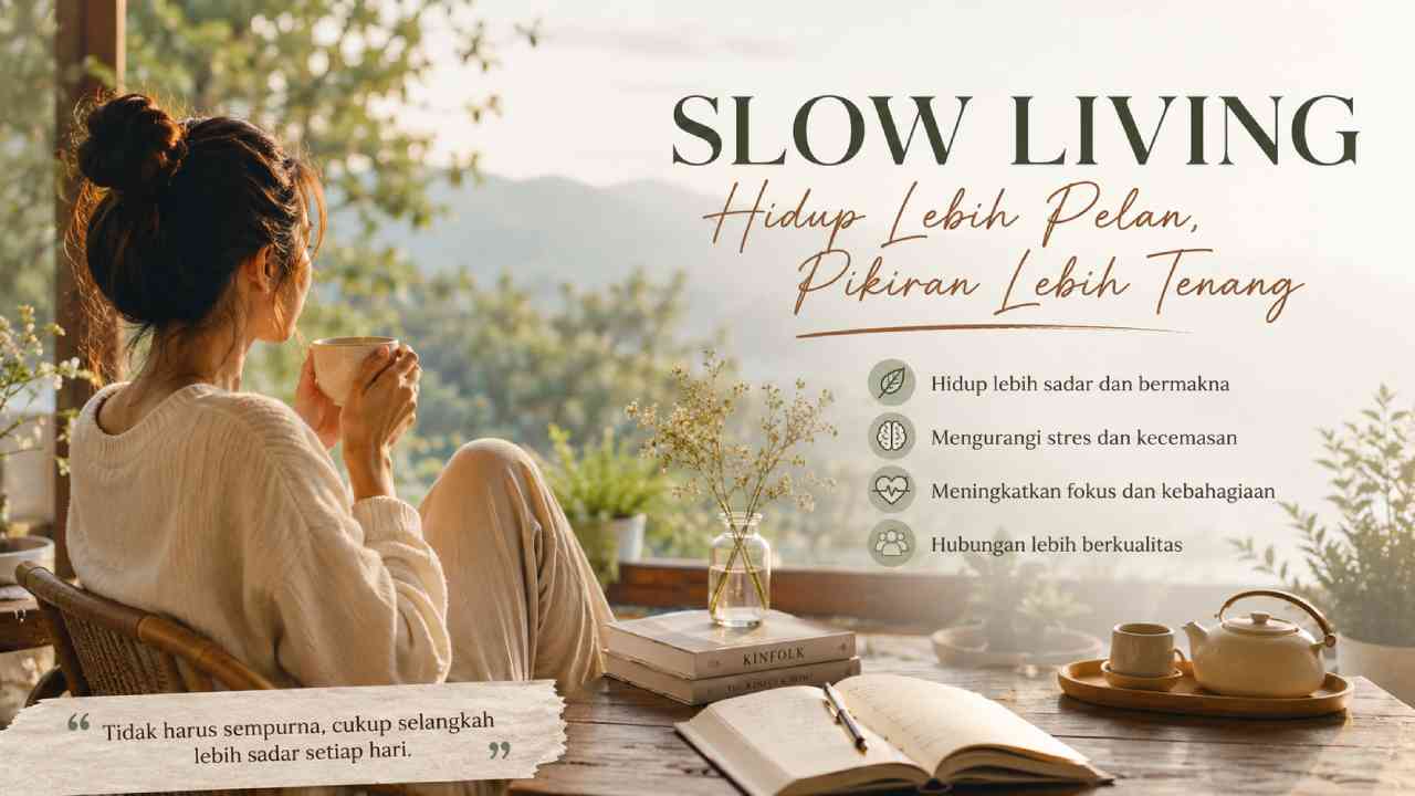 Slow Living Semakin Diminati, Begini Dampaknya terhadap Kesehatan Mental