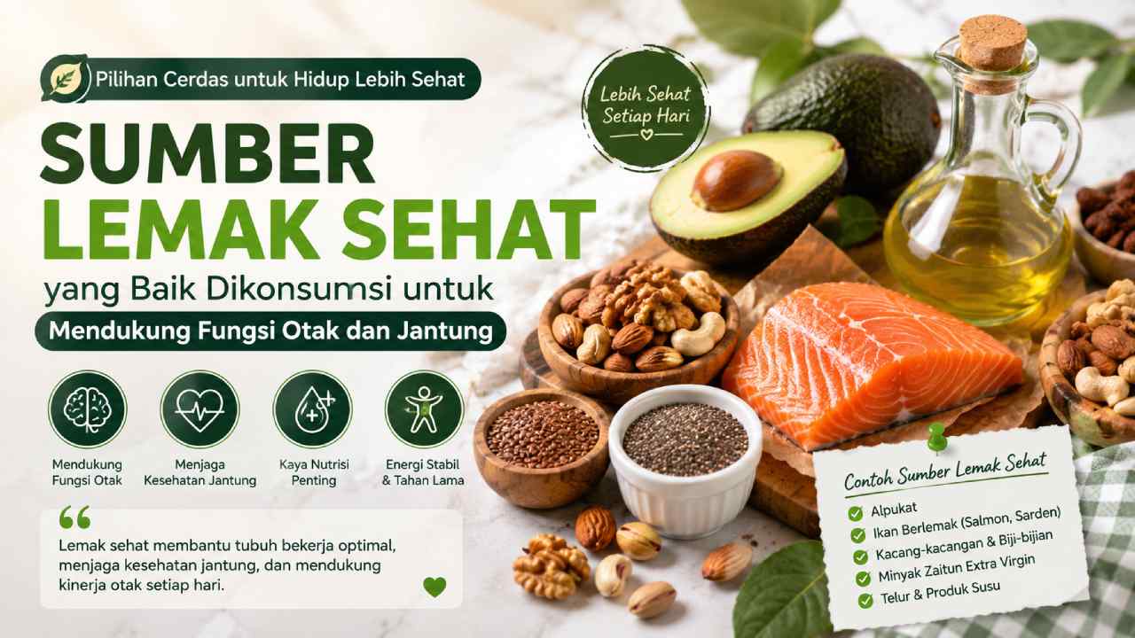 Sumber Lemak Sehat yang Baik Dikonsumsi untuk Mendukung Fungsi Otak dan Jantung