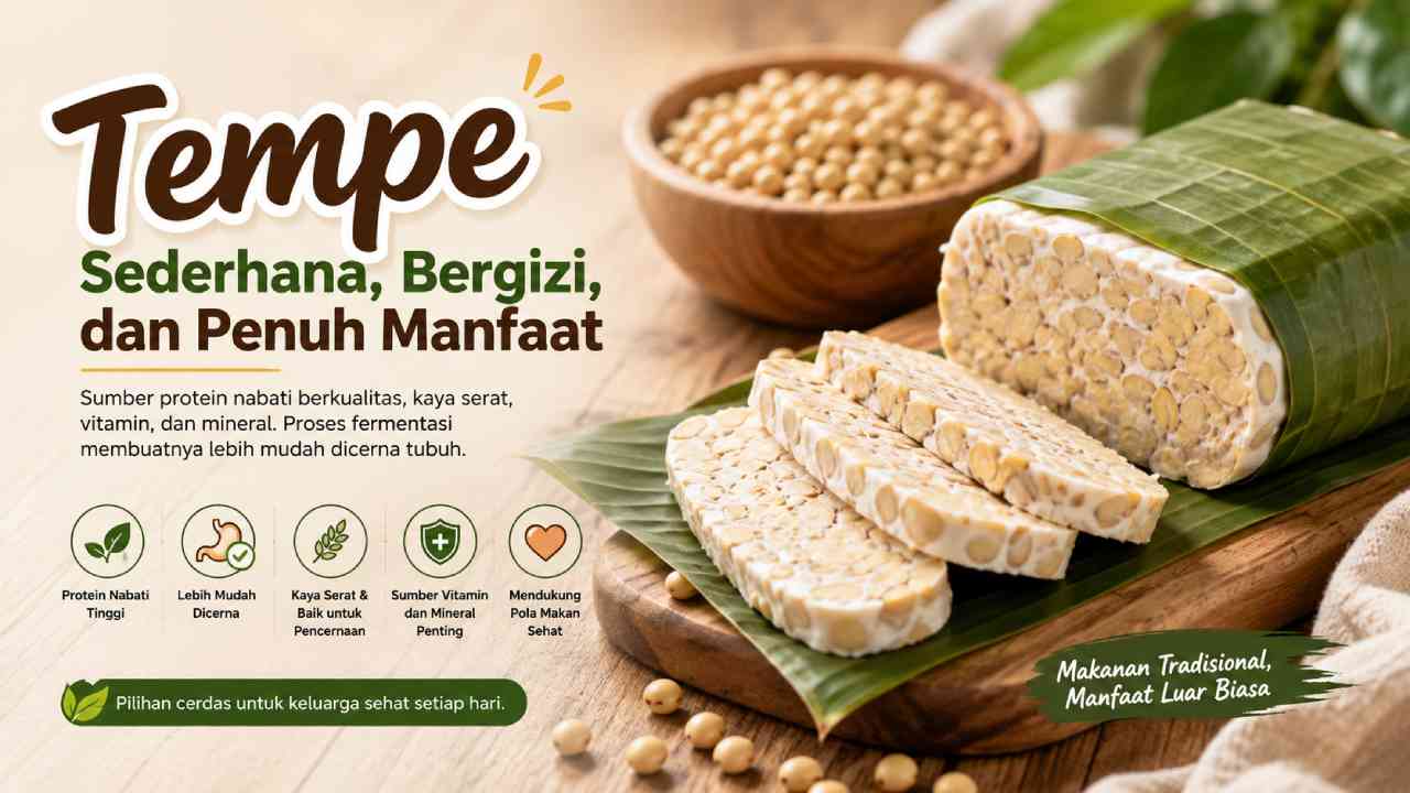 Tempe Masih Jadi Pilihan Ahli Gizi, Ini Alasan Kandungannya Layak Diandalkan