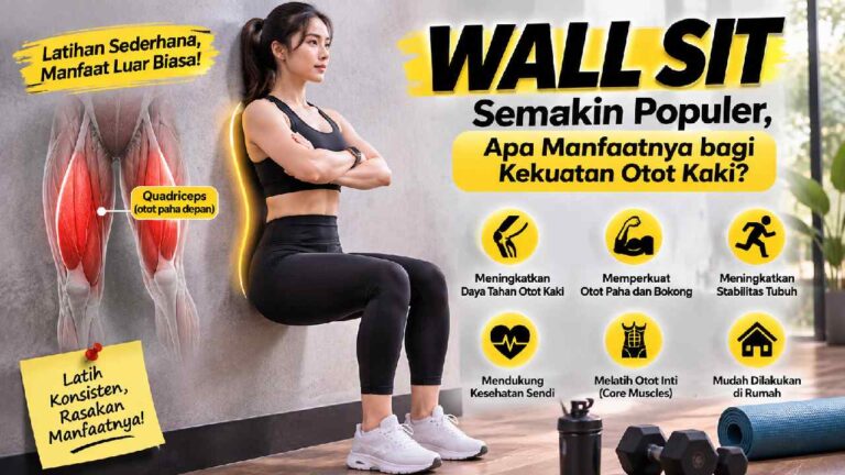 Wall Sit Semakin Populer, Apa Manfaatnya bagi Kekuatan Otot Kaki?