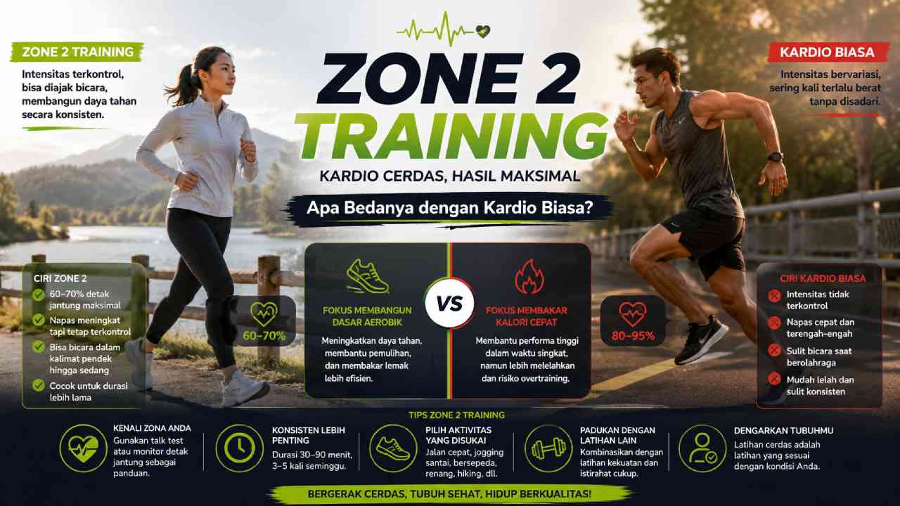 Zone 2 Training Jadi Tren Kebugaran, Apa Bedanya dengan Kardio Biasa?