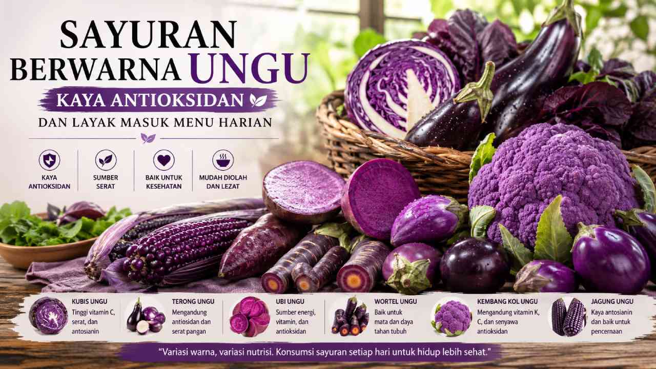 Sayuran Berwarna Ungu yang Kaya Antioksidan dan Layak Masuk Menu Harian
