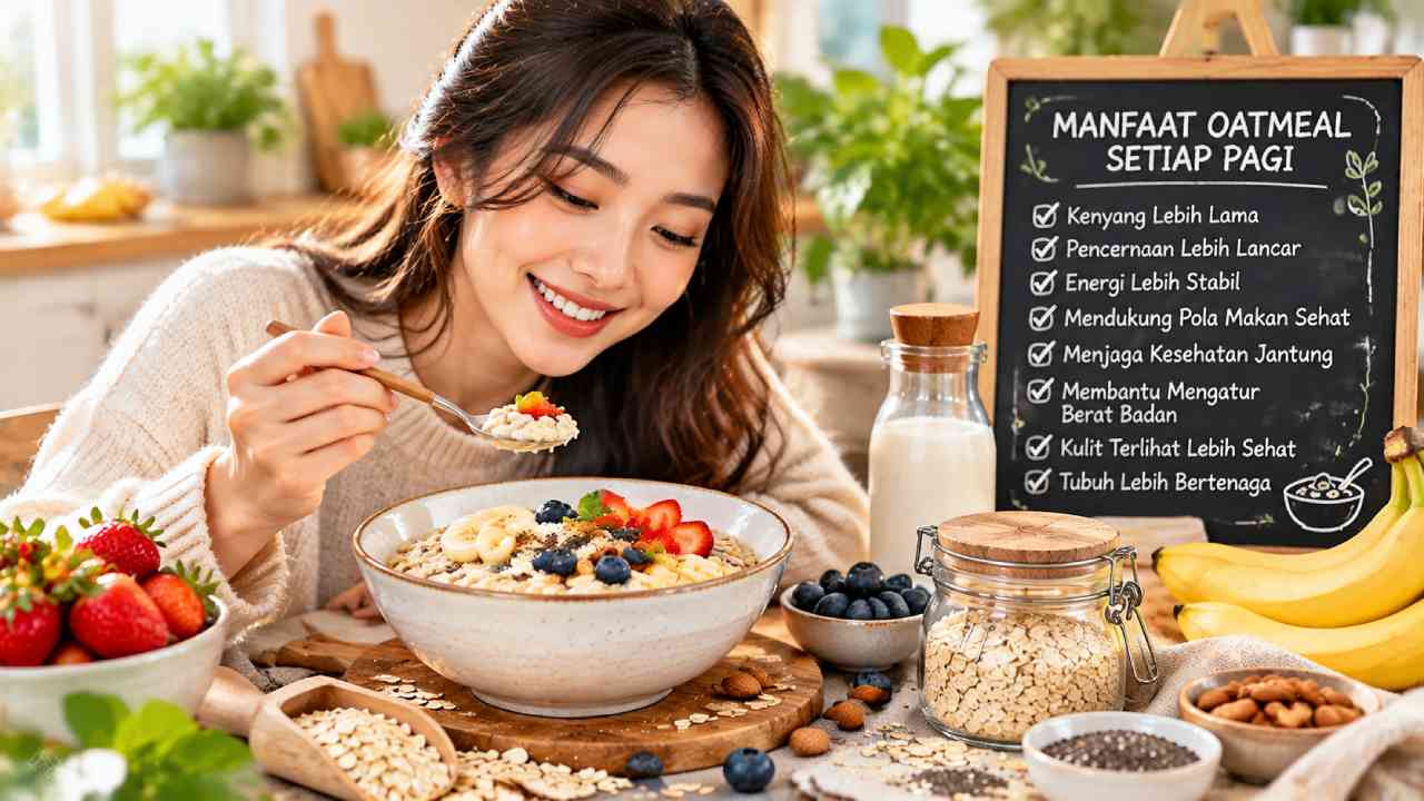 Apa yang Terjadi Jika Rutin Makan Oatmeal Setiap Pagi Selama Sebulan?