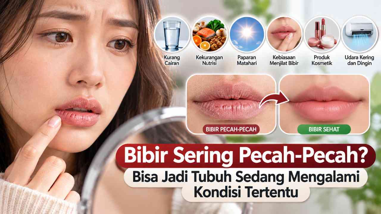 Bibir Sering Pecah-Pecah? Bisa Jadi Tubuh Sedang Mengalami Kondisi Tertentu