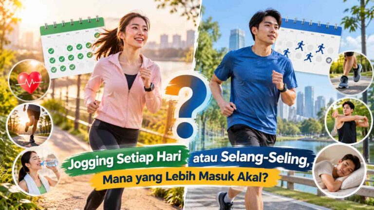 Jogging Setiap Hari atau Selang-Seling, Mana yang Lebih Masuk Akal?