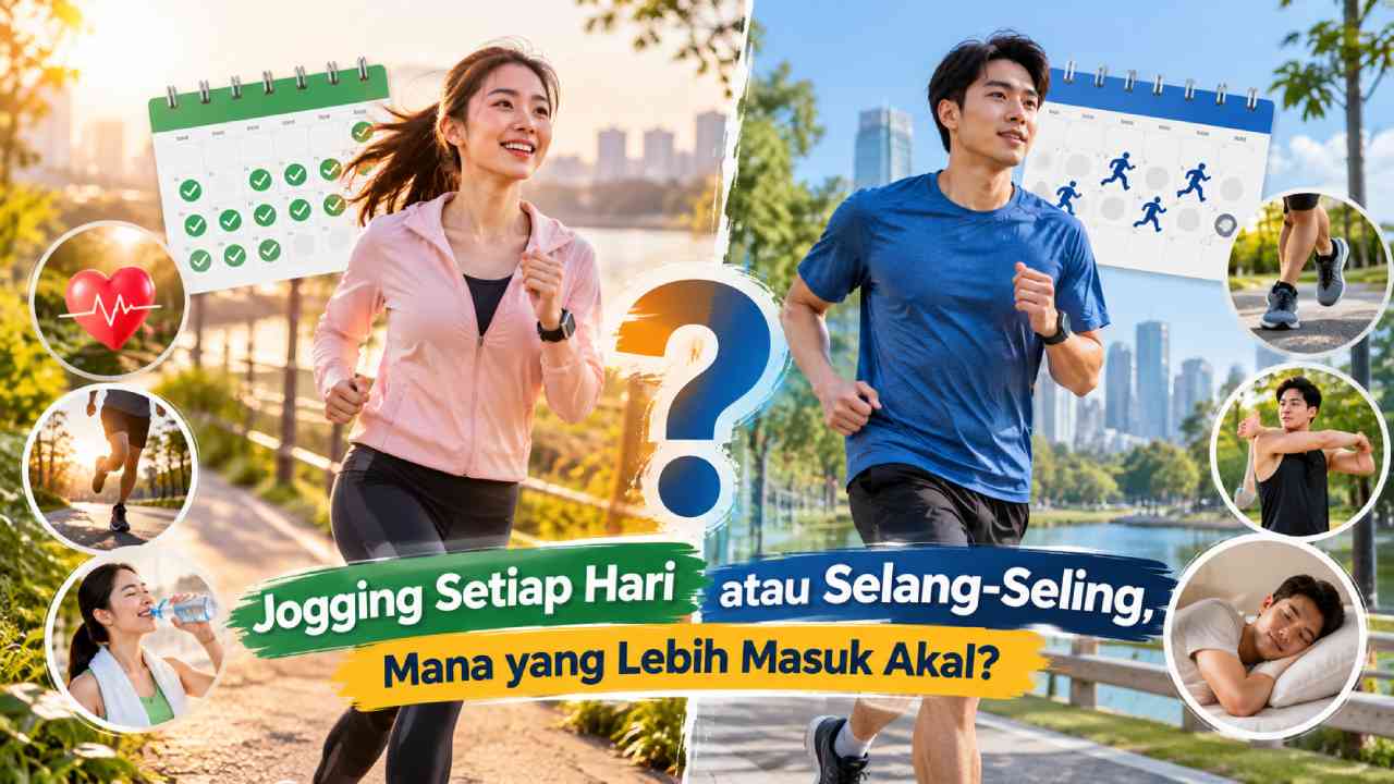 Jogging Setiap Hari atau Selang-Seling, Mana yang Lebih Masuk Akal?