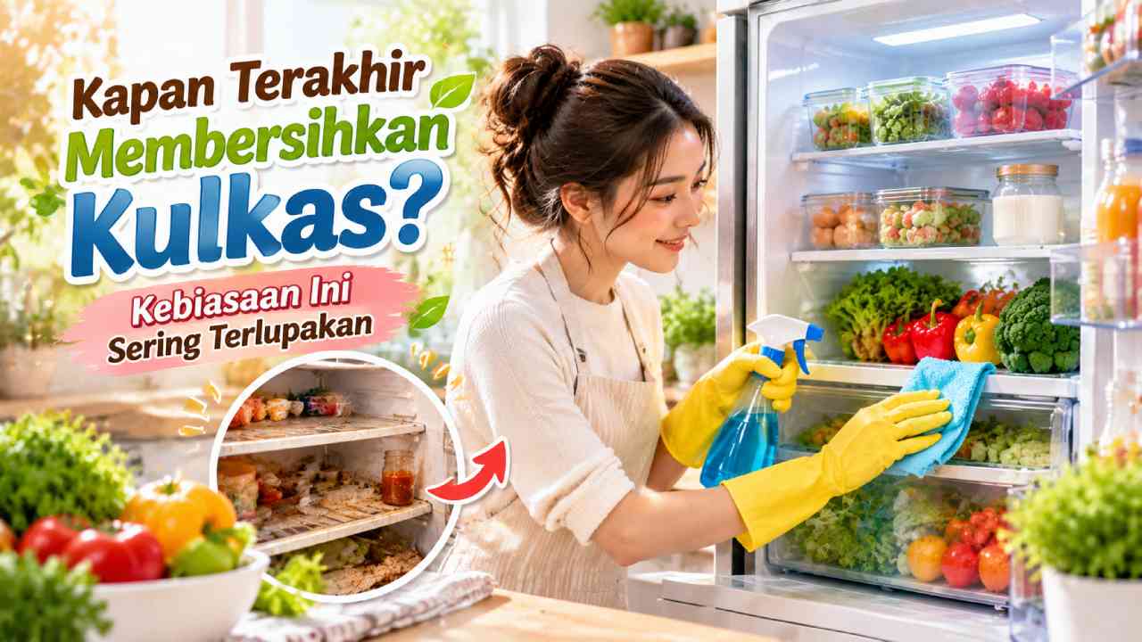 Kapan Terakhir Membersihkan Kulkas? Kebiasaan Ini Sering Terlupakan