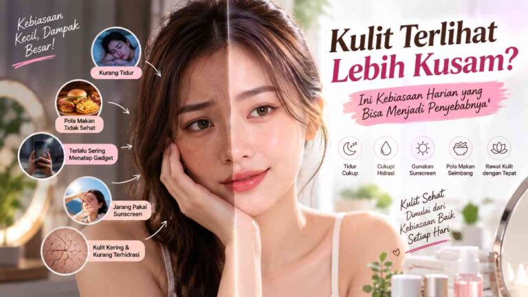 Kulit Terlihat Lebih Kusam? Ini Kebiasaan Harian yang Bisa Menjadi Penyebabnya