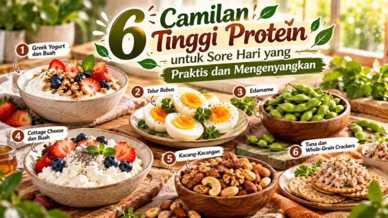 6 Camilan Tinggi Protein untuk Sore Hari yang Praktis dan Mengenyangkan