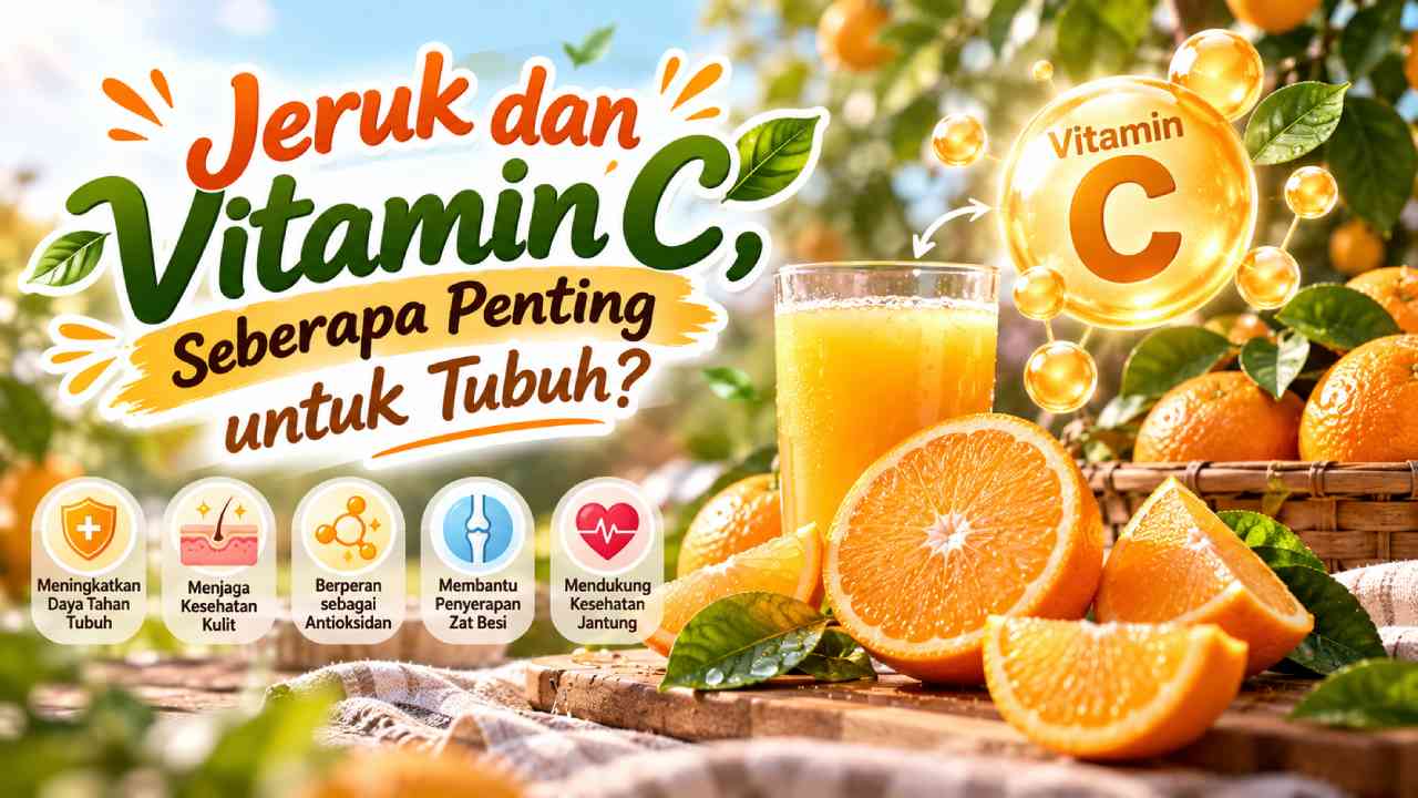 Jeruk dan Vitamin C, Seberapa Penting untuk Tubuh?