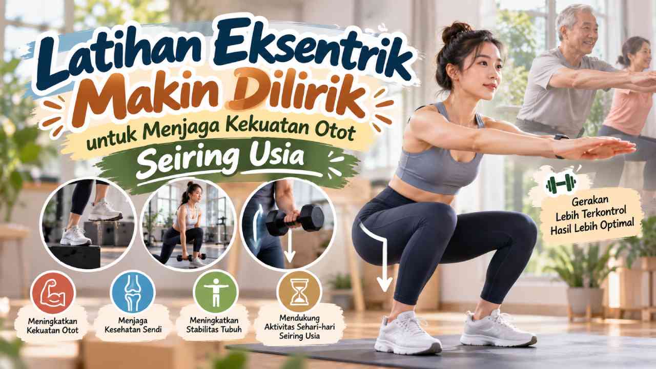 Latihan Eksentrik Makin Dilirik untuk Menjaga Kekuatan Otot Seiring Usia