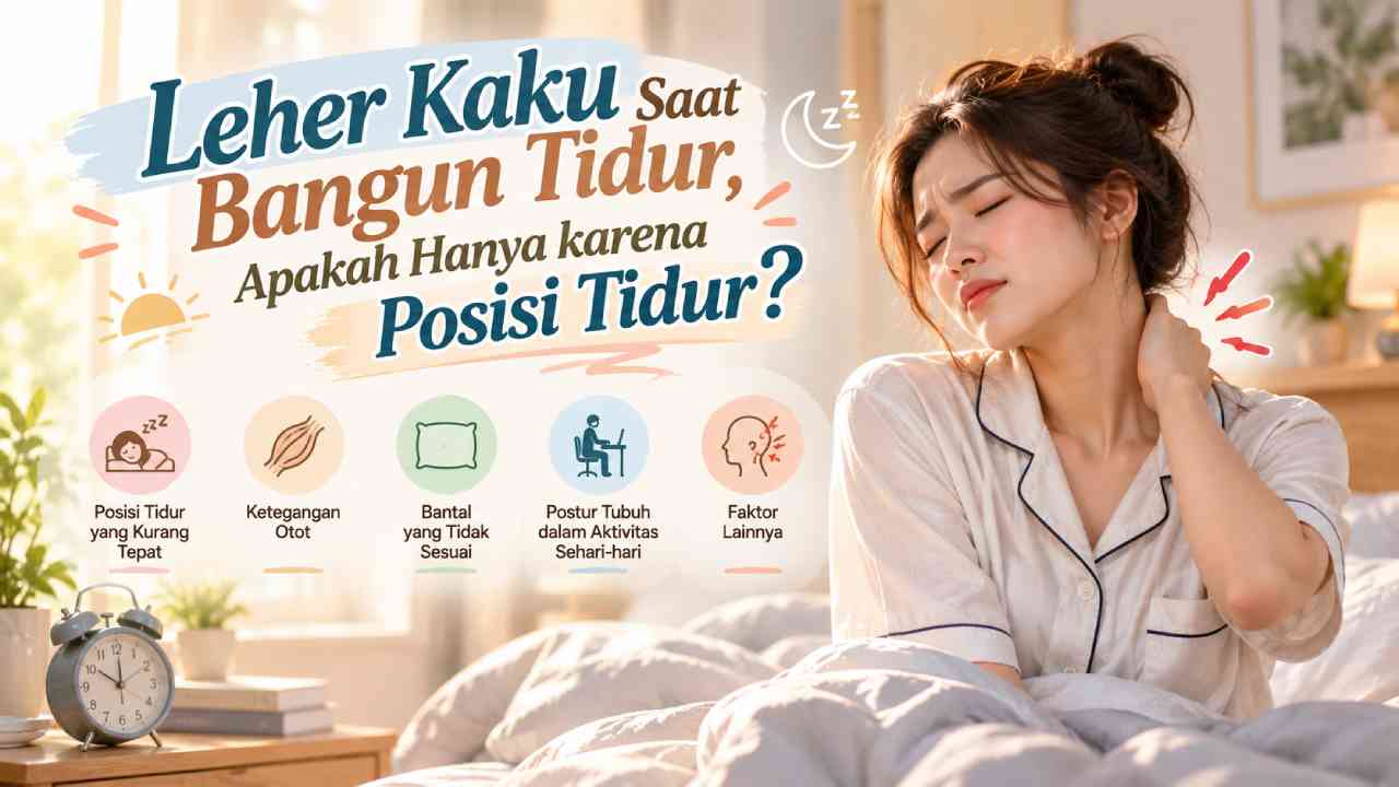 Leher Kaku Saat Bangun Tidur, Apakah Hanya karena Posisi Tidur?