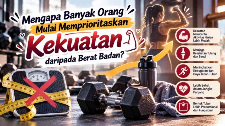 Mengapa Banyak Orang Mulai Memprioritaskan Kekuatan daripada Berat Badan?