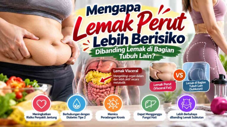 Mengapa Lemak Perut Lebih Berisiko Dibanding Lemak di Bagian Tubuh Lain?