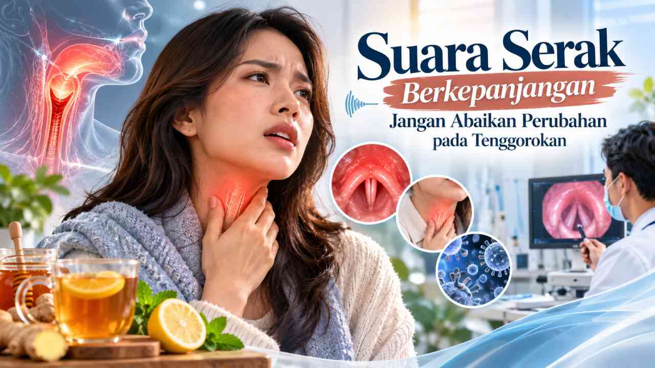 Suara Serak Berkepanjangan, Jangan Abaikan Perubahan pada Tenggorokan