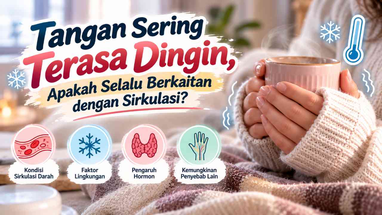 Tangan Sering Terasa Dingin, Apakah Selalu Berkaitan dengan Sirkulasi?