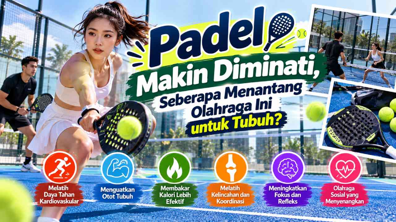 Padel Makin Diminati, Seberapa Menantang Olahraga Ini untuk Tubuh?